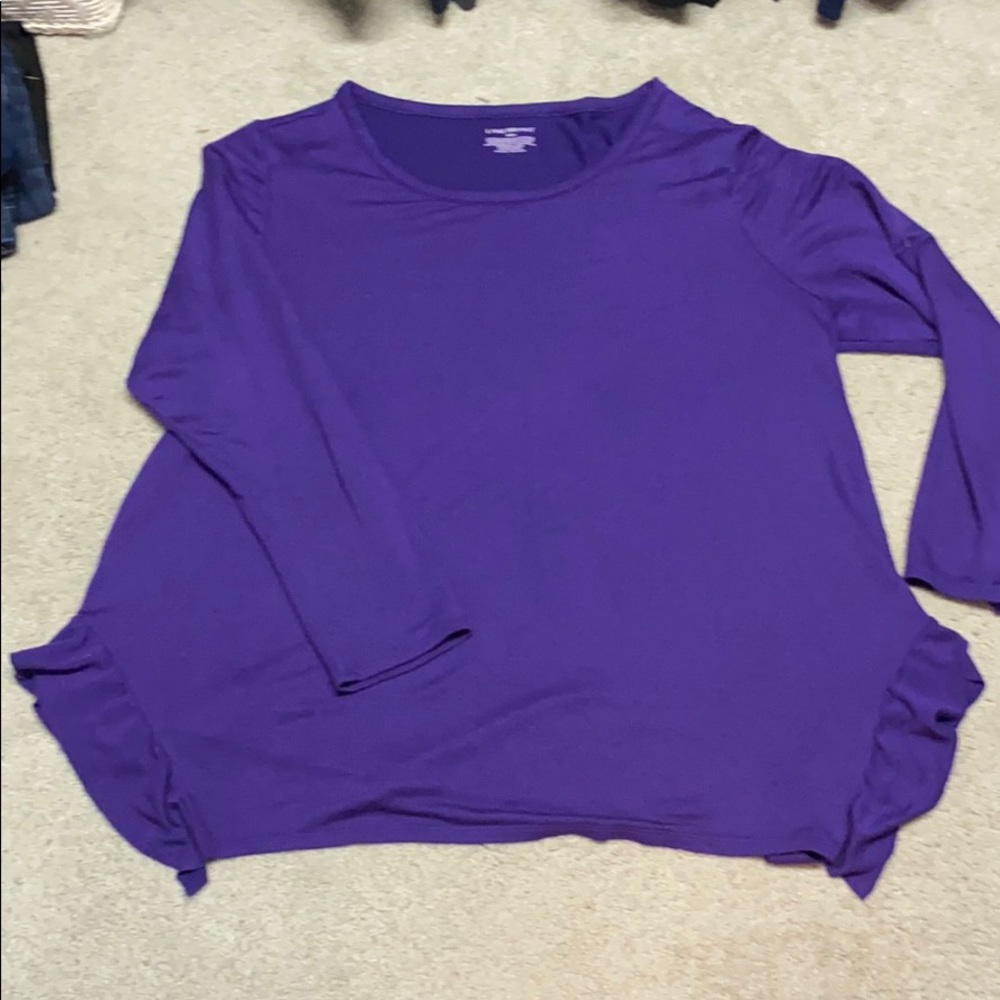 Lane Bryant purple tunic